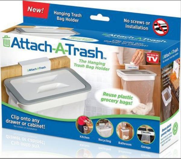 Kitchen trash can, cabinet door hanging garbage rack Application Scenario
