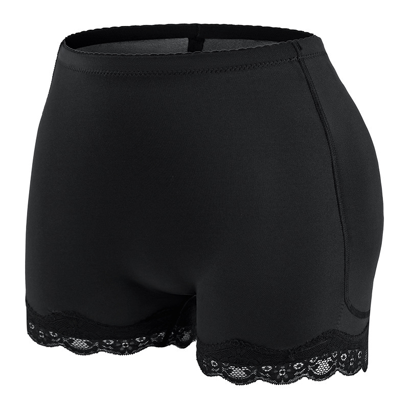 Large-sized faux bottom underwear for buttocks and hips, lace faux bottom pad, sponge pad, body-shaping, buttock lifting, body shaping and tummy tightening pants Item Picture