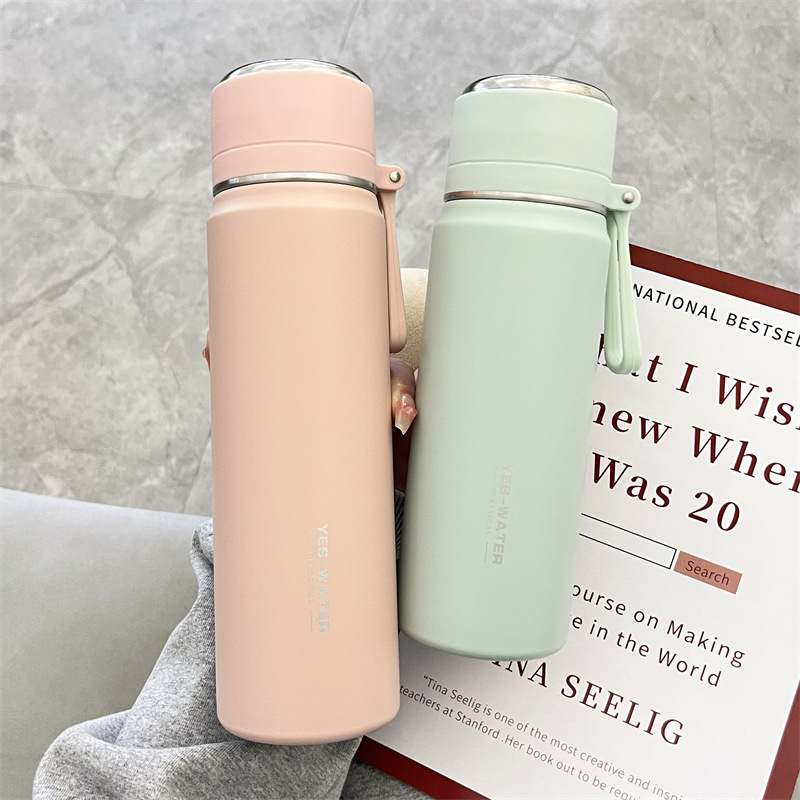 Yongkang Stainless Steel Water Cup Fresh And Simple Women's Thermos Cup Creative Gift Wholesale High Appearance Level Tea Cup Application Scenario