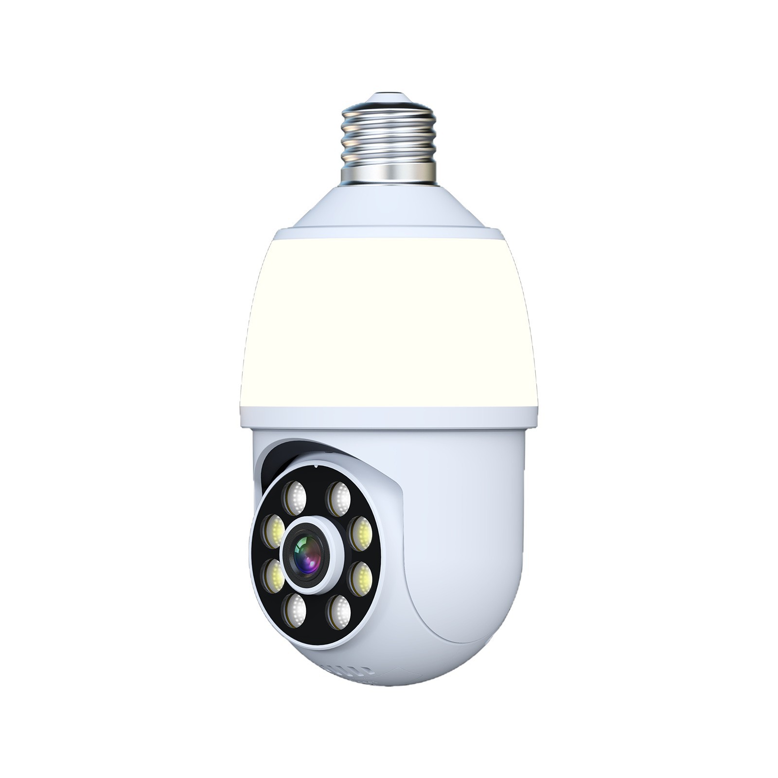 监控源头工厂防水灯泡摄像头带灯外贸跨境爆品室外智能无线2K灯头监控