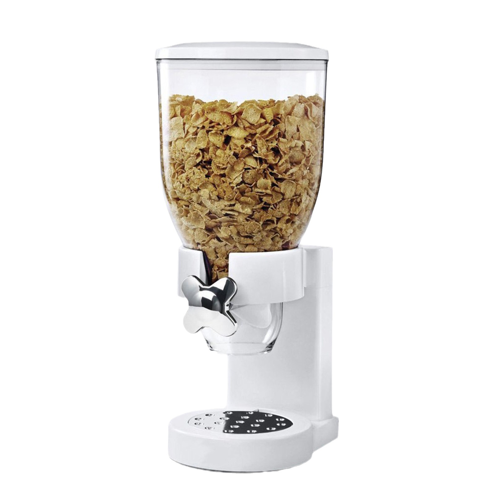 cereal dispemser Double-ended upright plastic cereal machine Cereal dispenser Food jar Storage jar Item Picture