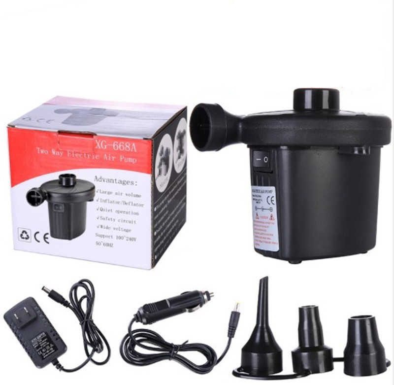 Household 220v electric pump rubber boat inflatable bed pool vacuum compression bag electric pump inflatable dual purpose air cylinder Item Picture