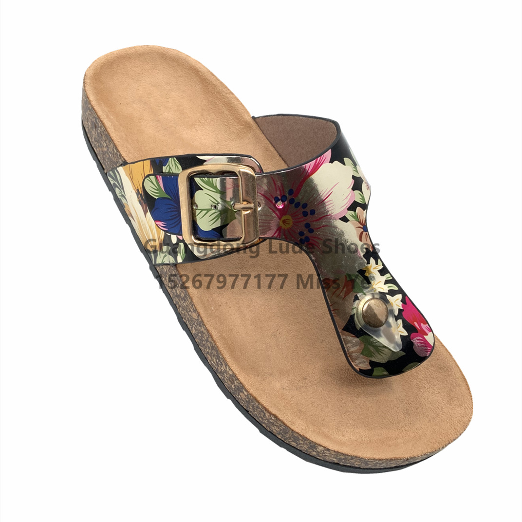 2022 New Women's Thick Soled Slippers Foreign Trade Europe And The United States To Wear Craft Shoes Guangzhou Women's Shoes Casual Slippers Women Item Picture