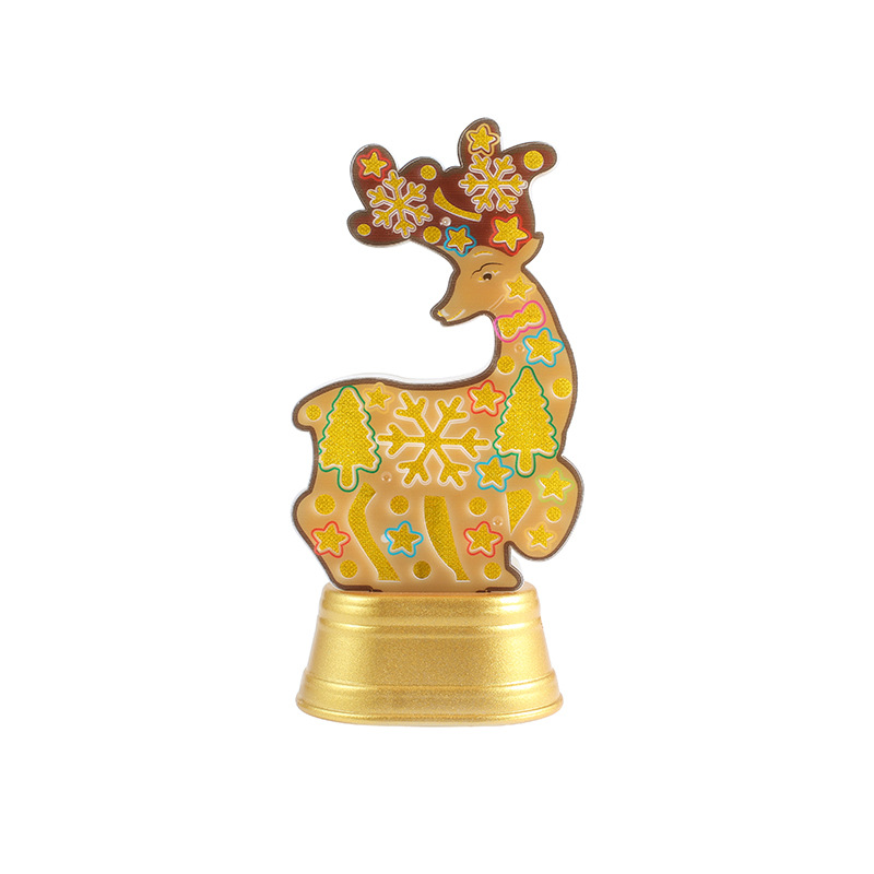 Cross-border Christmas LED illuminated Christmas reindeer decorations, Christmas light decorations, Christmas tree best-selling pendants Item Picture