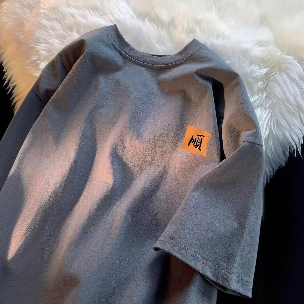 短袖/t恤男士短袖潮流/衣服男士短袖潮流/T恤/t恤男士宽松潮流细节图