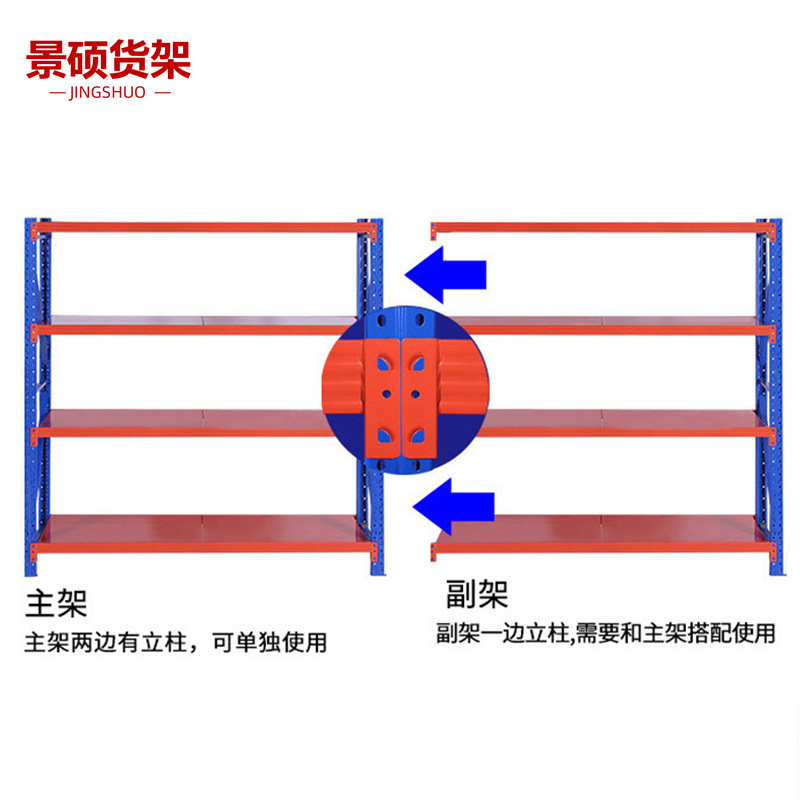 仓储货架实物图