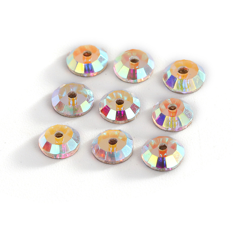 Factory wholesale of Guomao A diamond, round glass diamond, clothing, sticker diamond accessories, diy nail ornaments