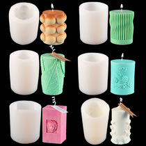 diy cylinder candle liquid silicone mold rose lion head pine cone decoration Aromatherapy plaster drop glue mold