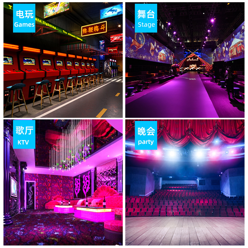 Colored light tubes, LED colored light tubes, T5 integrated colored light tubes, led colored fluorescent lamps, colored led light tubes Specification drawing