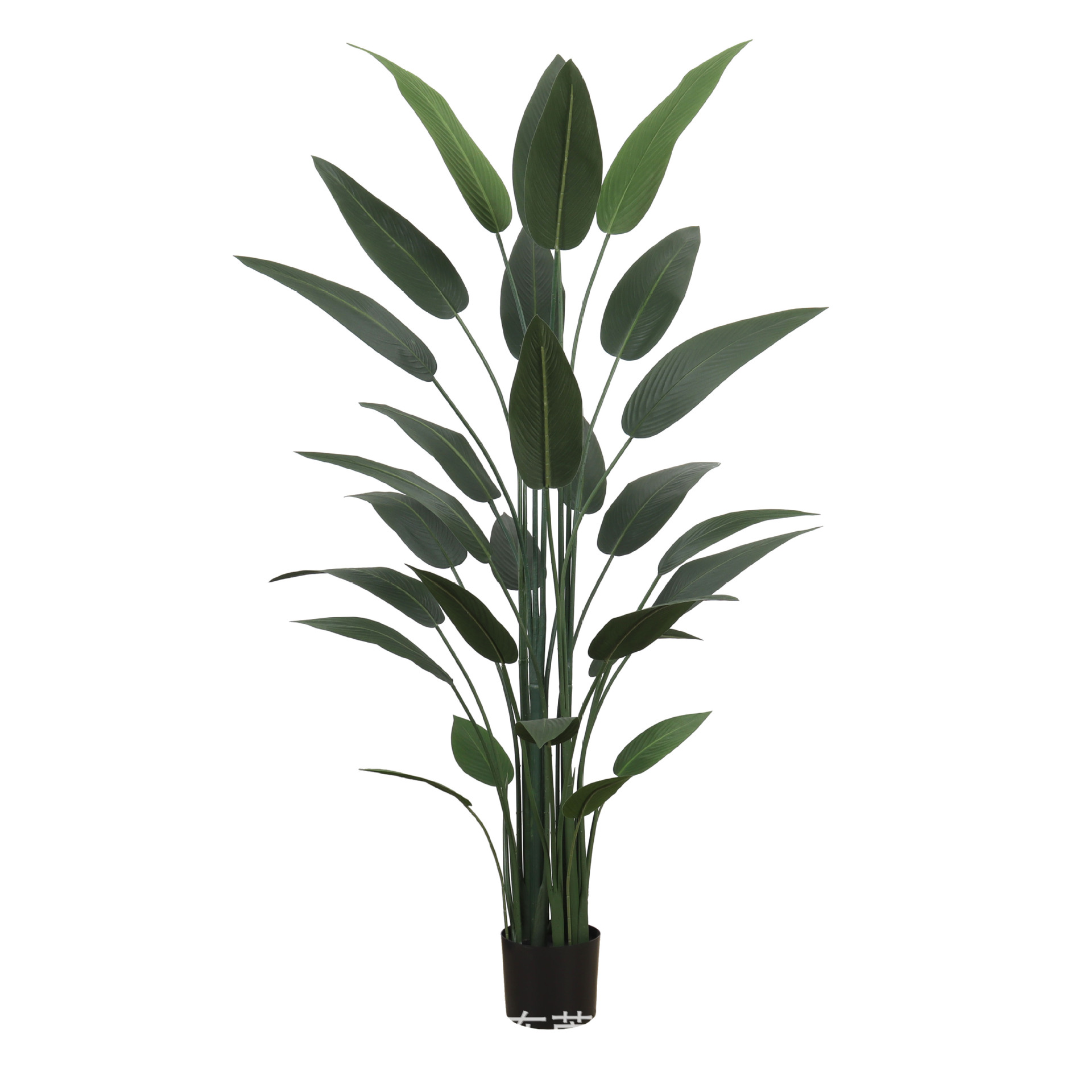 Nordic net red simulation bird of paradise plant pot large floor green plant indoor living room canna bonsai decoration simulation tree full figure