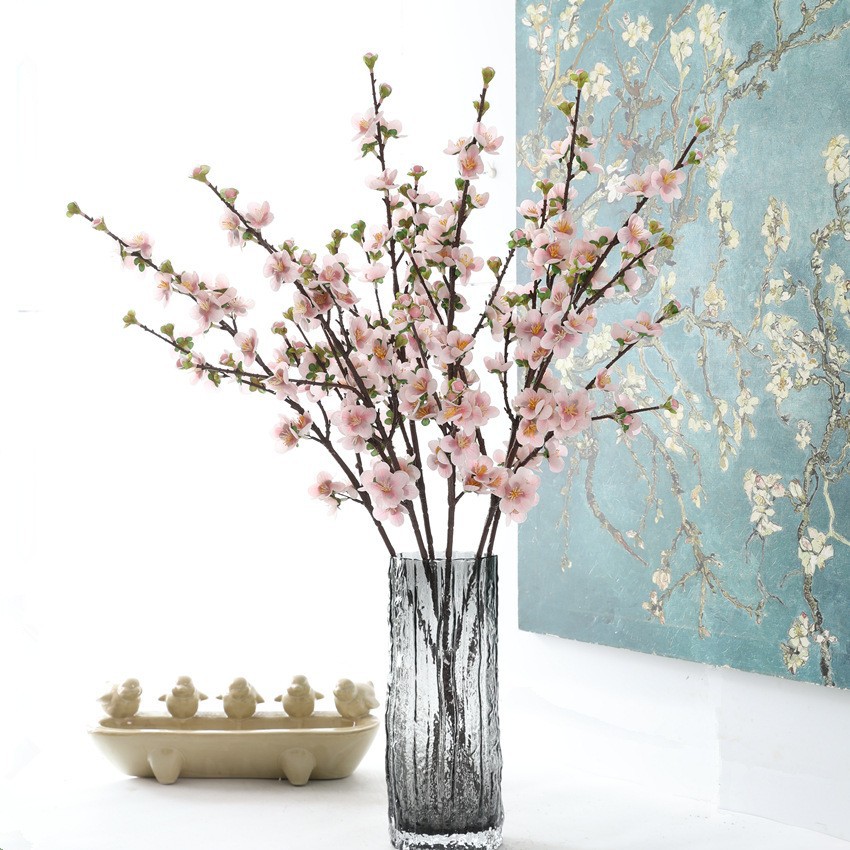 防真插花/仿真花/春天花园/假花/压纹玫瑰产品图