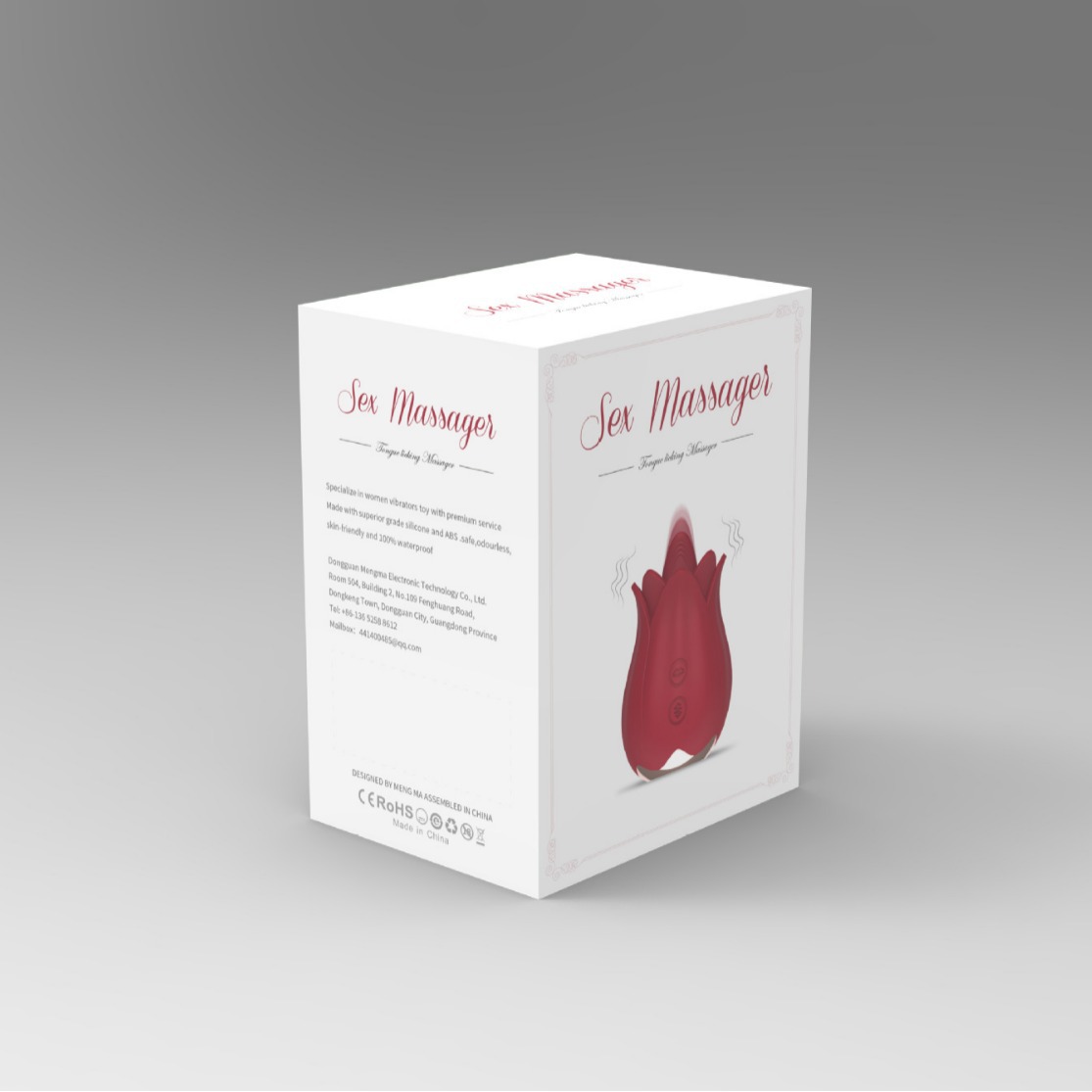 Tongue Licking Rose 1st Generation G-spot vibration Teasing egg jumping Female Masturbation sex adult product Specification drawing