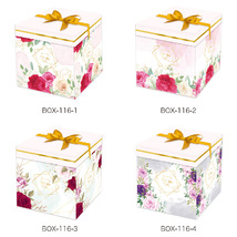 佰世特包装350g 礼品盒三件套玫瑰母亲节女神节礼物盒子婚礼礼品盒糖果回礼