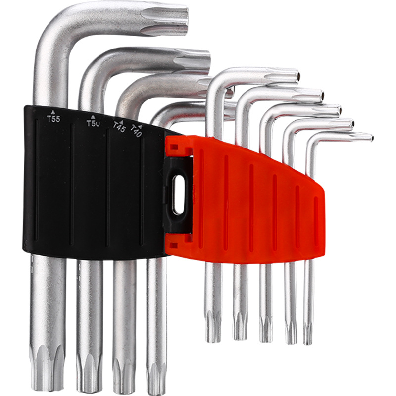 Standard type, meter type, L-type Allen wrench 9-piece set, Allen wrench 9pc set, hardware tools in stock details Picture