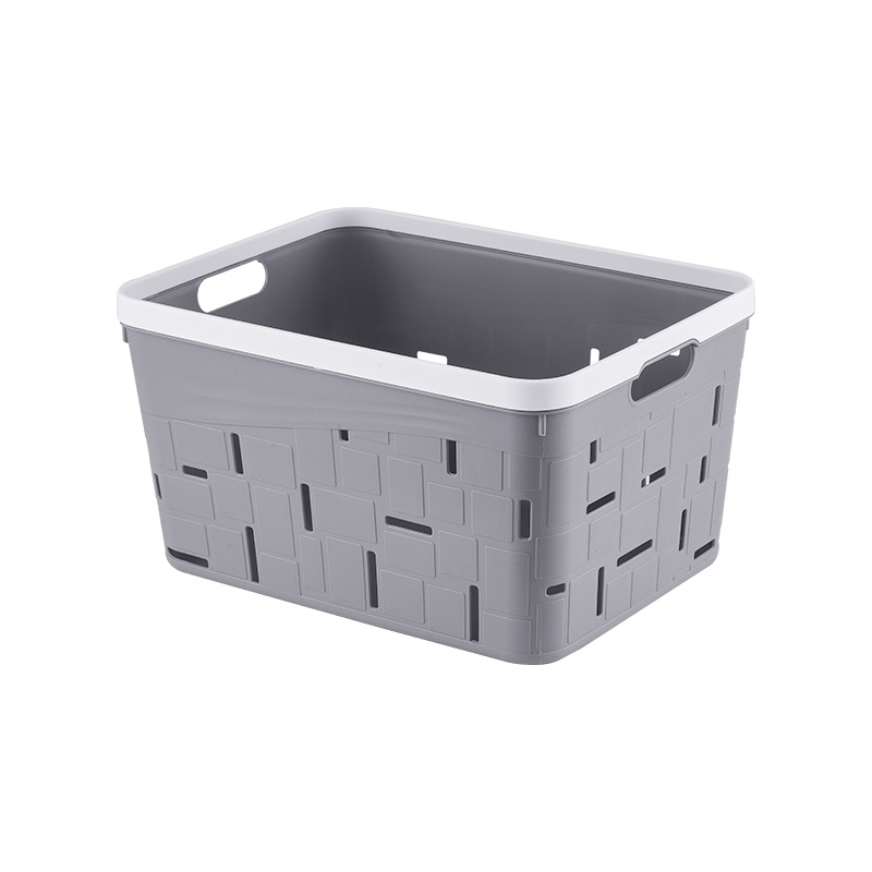Plastic PP layering storage basket Quality kitchen vegetables and fruits organizer basket Bathroom change clothes storage basket Item Picture