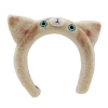 Cute cartoon plush bear hair band, face wash headband, super cute headwear, Korean sweet and versatile hair clip and hair accessory details Picture