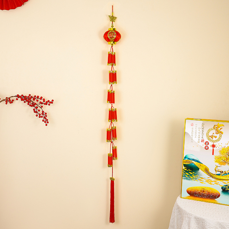 新年喜庆乔迁小灯笼挂件结婚婚房客厅乔迁场景布置挂饰中国红挂饰图