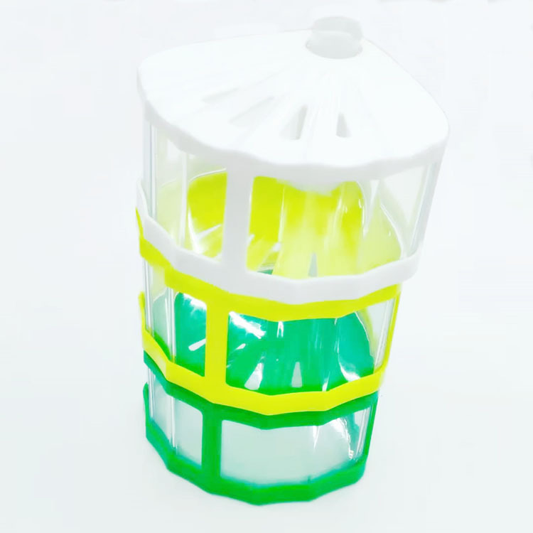 Creative fan-shaped Betta fish box superimposed rotating dual-use new plastic fish tank pet viewing landscape home details Picture