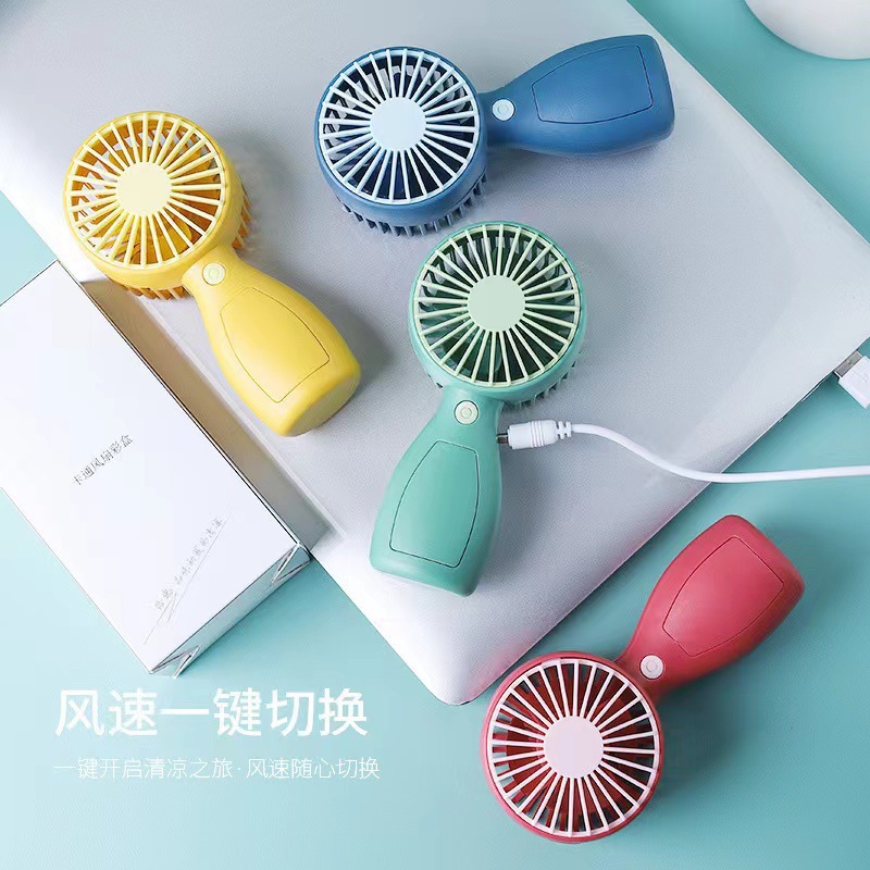 New portable charging handheld fan mini desktop for cute pets, student dormitory, office, outdoor USB charging details Picture