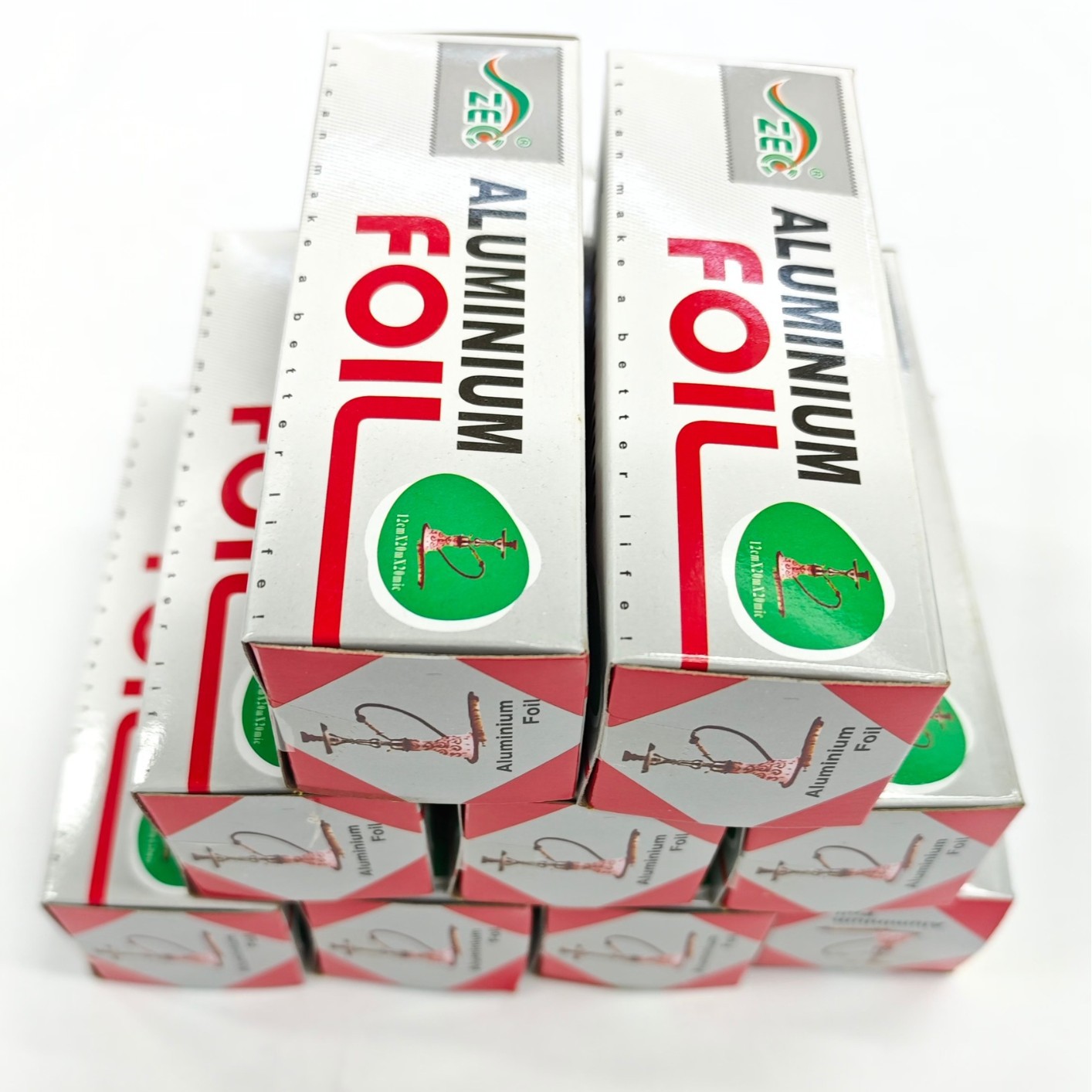 跨境电商货源铝箔水烟专用锡纸打孔阿拉伯水烟放炭锡纸卷装锡箔纸细节图