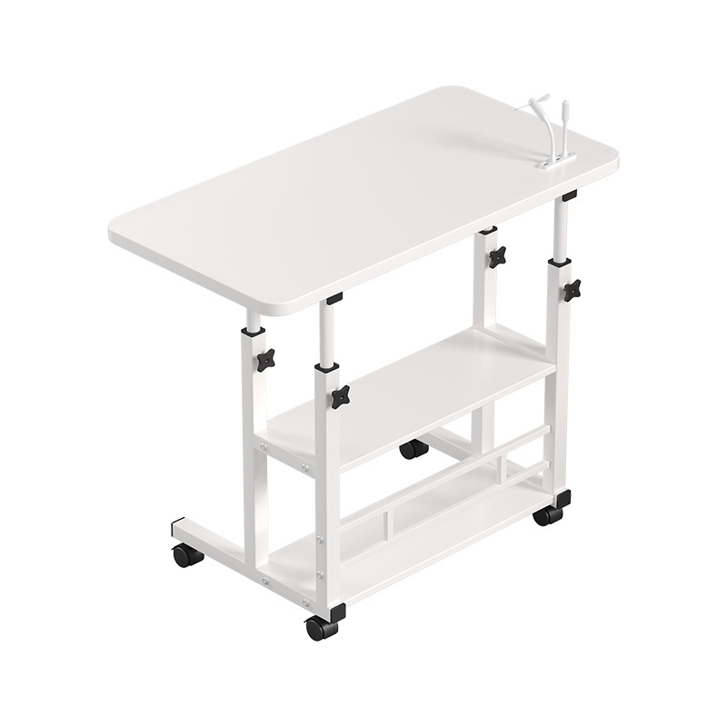 Bedside table, simple and portable small table, bedroom home student desk, simple height-adjustable dormitory lazy computer desk Item Picture