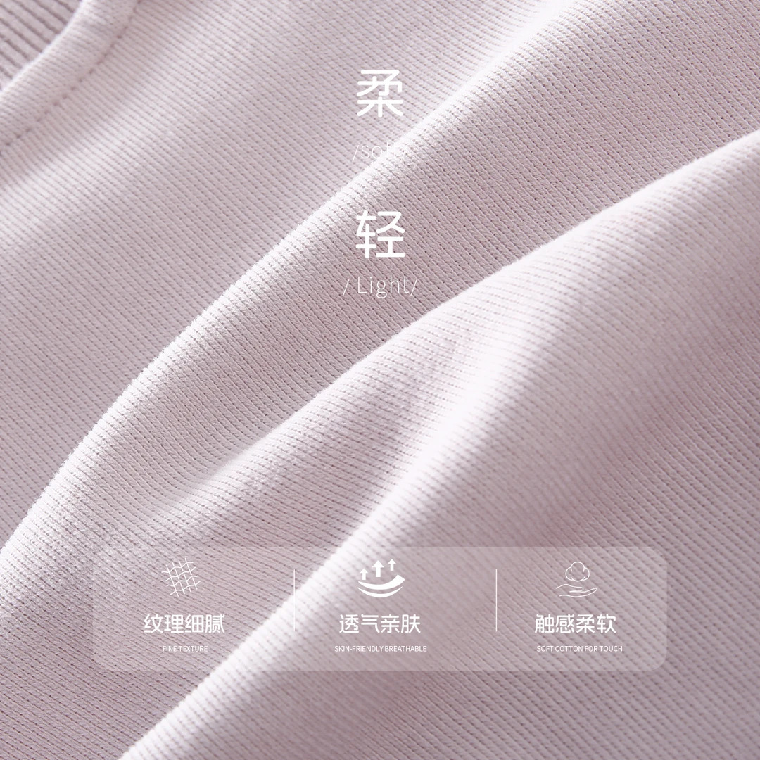 Spring new A-class children's clothing: Simple, comfortable, breathable, forest-style, cartoon long-sleeved T-shirt and hoodie for baby girls Specification image