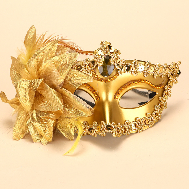 Halloween Princess Mask Masquerade Ball, Big Lily Mask Ball, Princess Sexy Costume mask Application Scenario