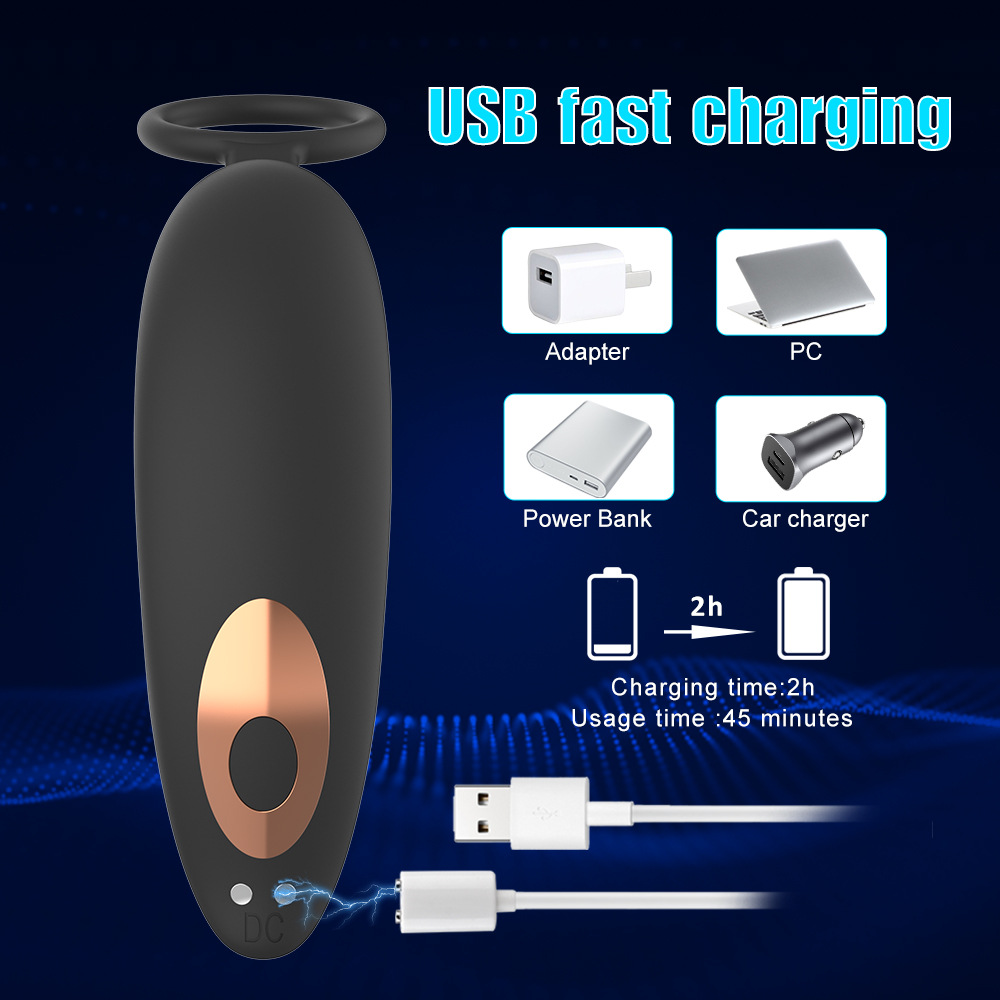 10-frequency peristaltic prostate wireless remote control charging anal plug vibrator for adults Application Scenario