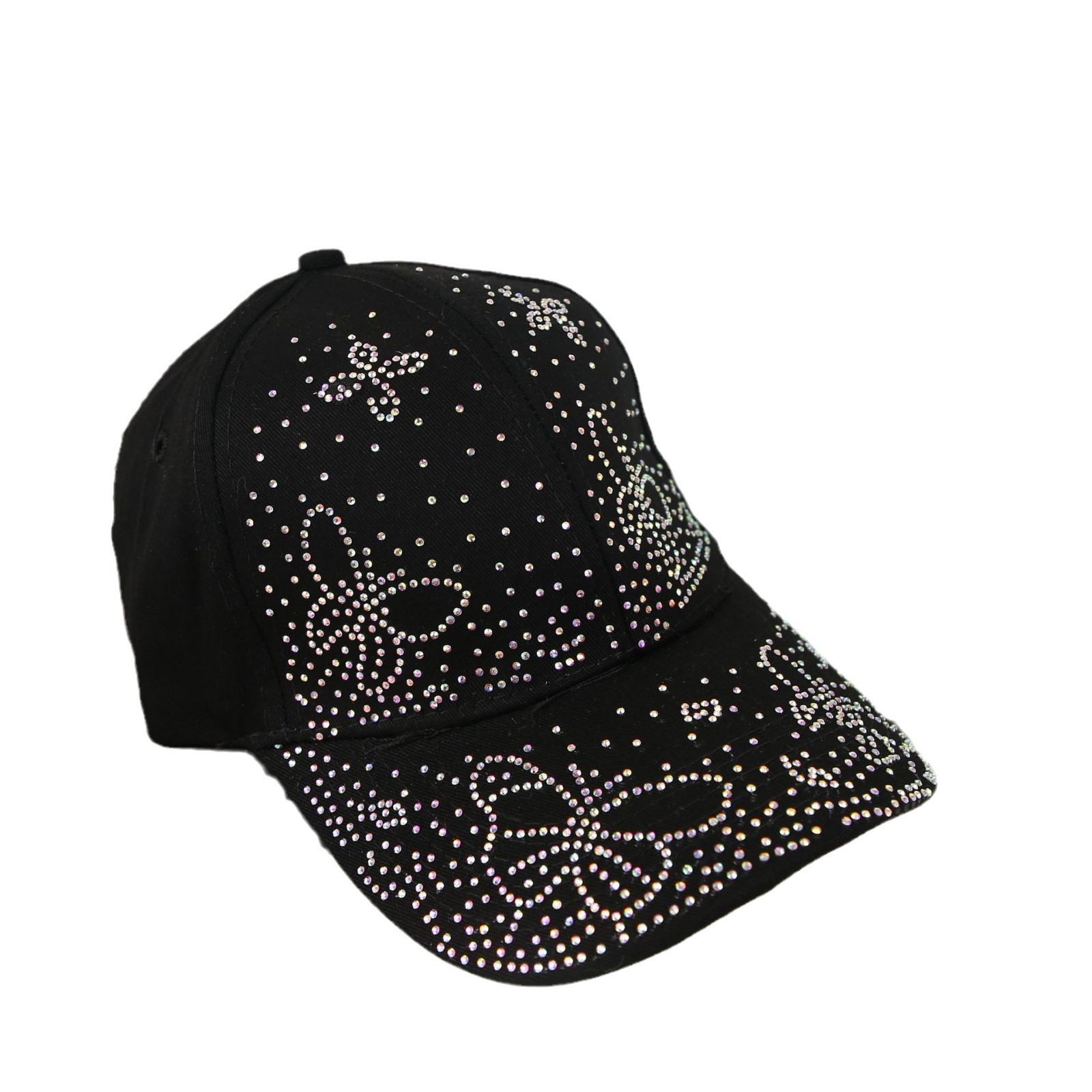 A new, fashionable and trendy baseball cap with a water diamond butterfly for women. It is a versatile, casual and stylish baseball cap that provides shade for the sun Item Picture