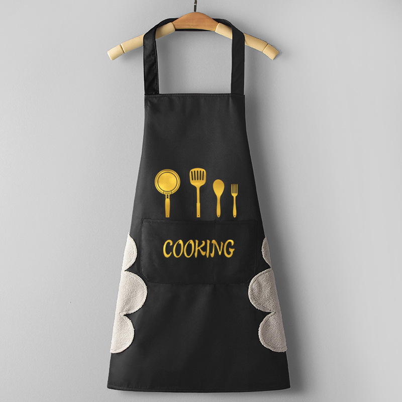 New apron with sleeves, waterproof and oil-proof, long-sleeved cover for home kitchen Item Picture