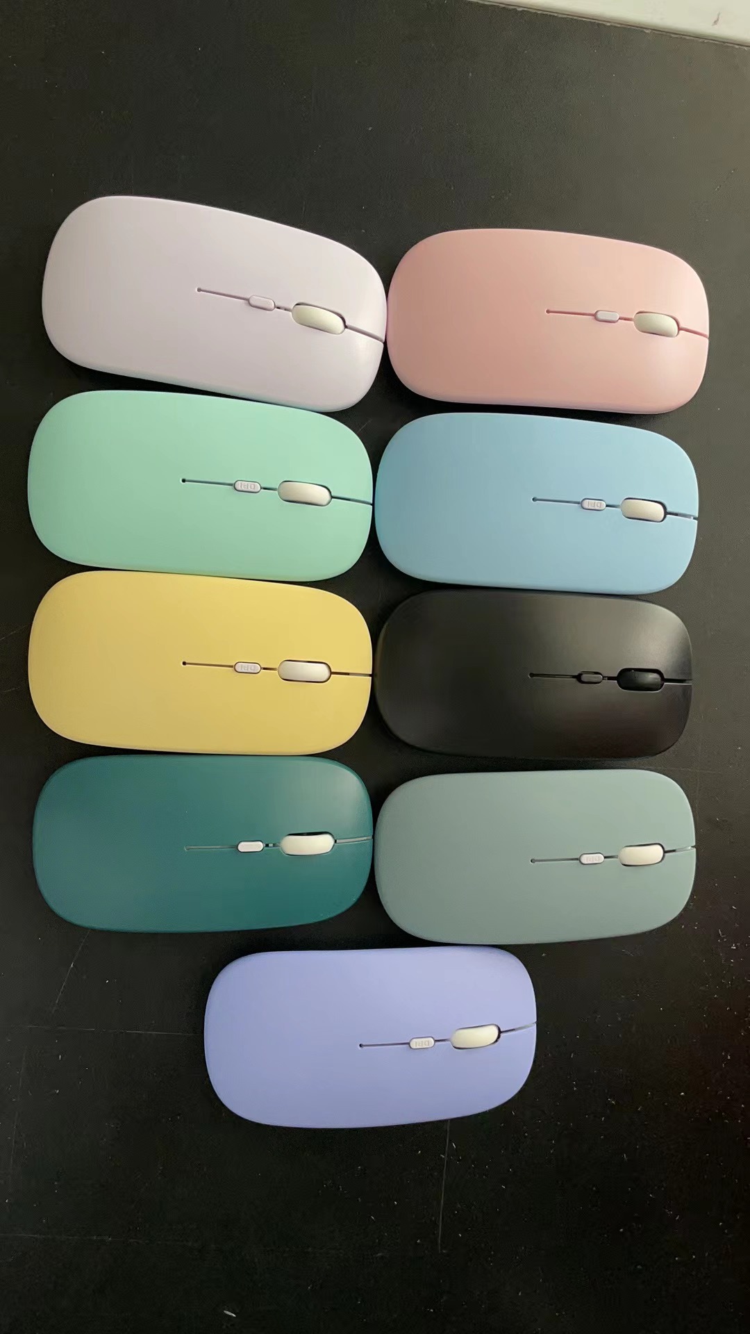 New Bluetooth Dual-Mode Wireless Mouse Charging Silent Laptop Cross-Border Office Gaming Light Up Mouse Specification drawing