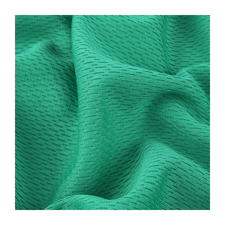 36s meter through bird's eye fabric 150g all-polyester single-sided fine woven T-shirt fabric, large and small mesh fabric, quick-drying fabric Application Scenario