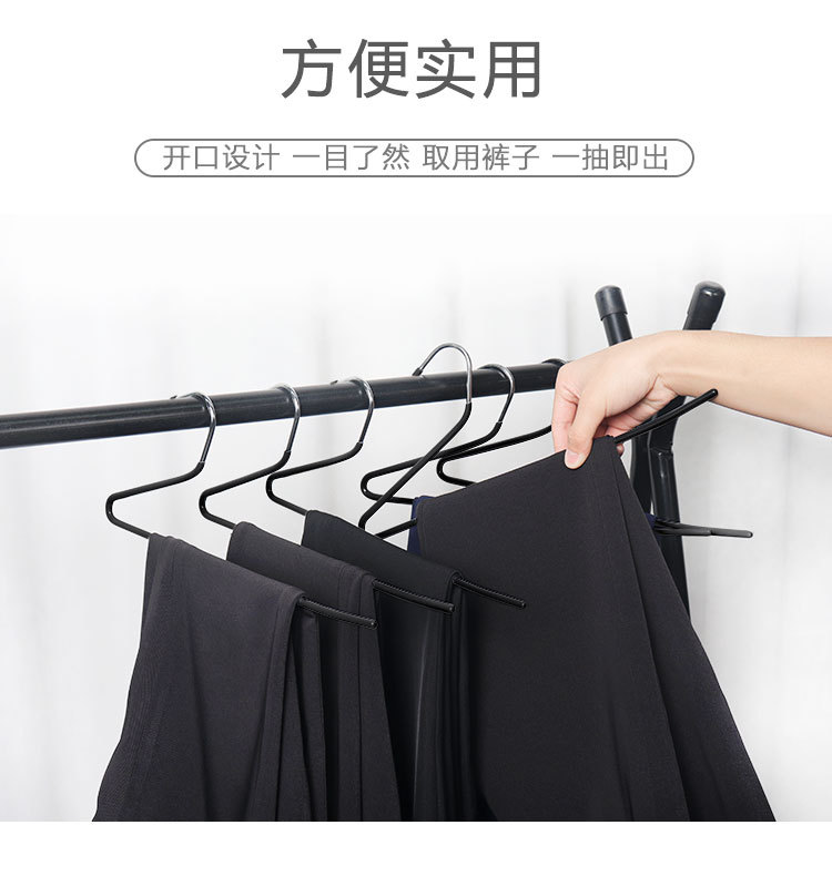 鹅形衣架家用挂衣无痕防滑晾衣架宿舍用学生防肩角晒衣撑衣服架子详情7