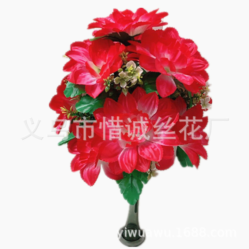 Rose decoration flower art 18-pronged nine-eared chrysanthemum