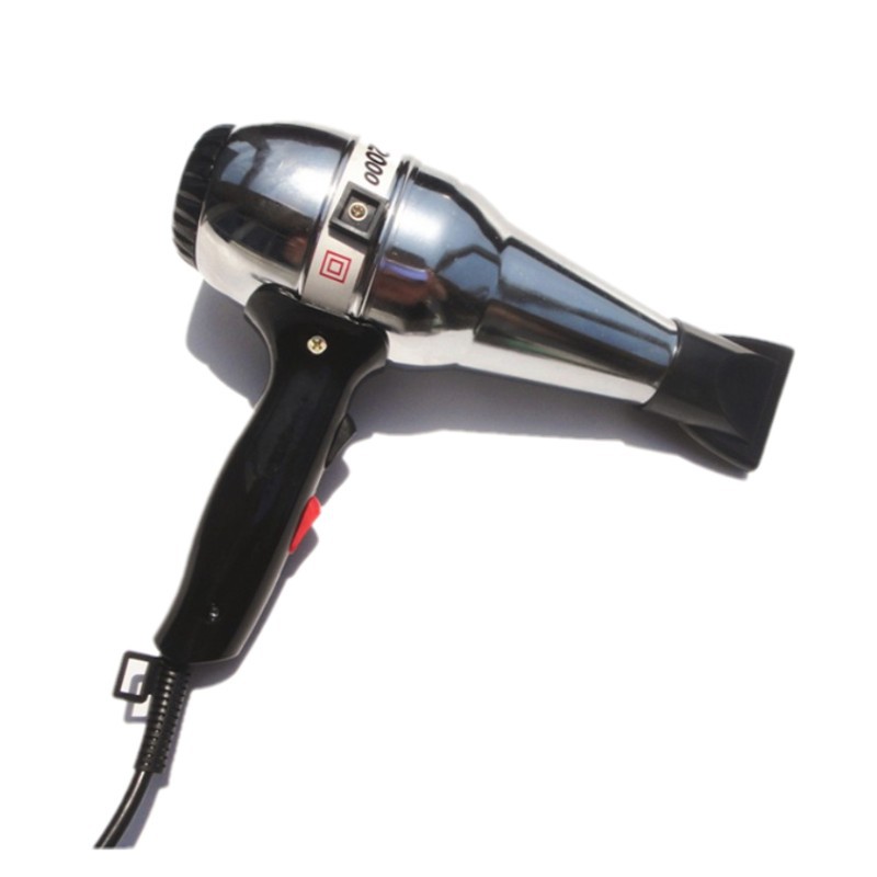 High Wind Stainless Steel Iron Shell Electric Hair Dryer 1500W High Power Hot And Cold Air Household Industrial Hair Dryer Foreign Trade Specification drawing