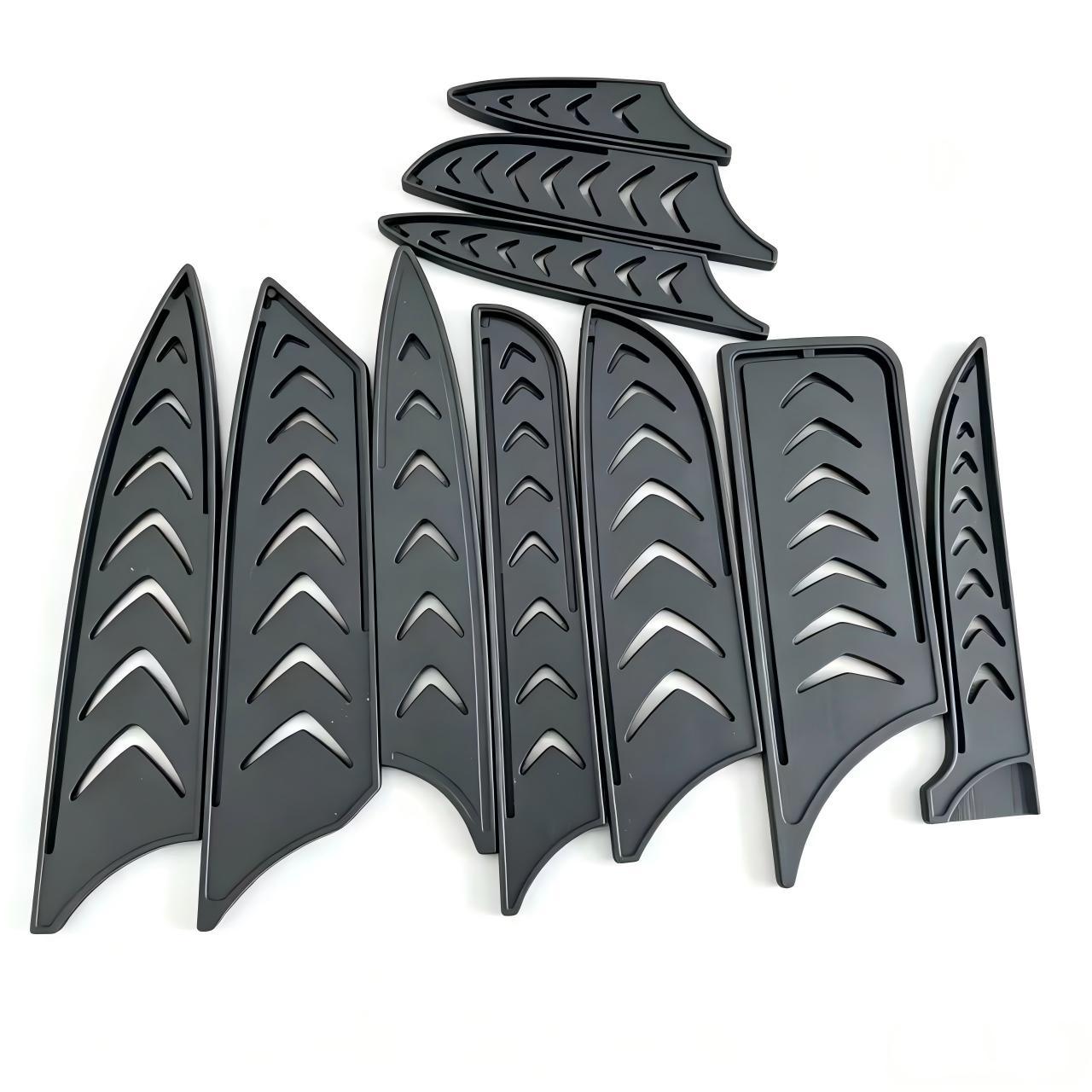 Plastic kitchen knife protectors, chef knives, fruit knife sheaths, portable knife cases, knife sheaths