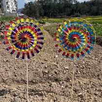 Old Beijing windmill traditional hand-made children's toy windmill bright color windmill park hot selling products