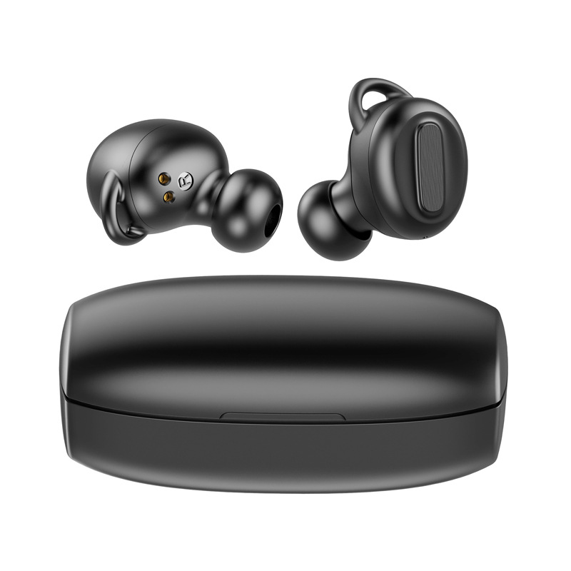 亚马逊定制工厂 新款私模带充电盒迷你立体声TWS双耳蓝牙耳机5.0详情图5