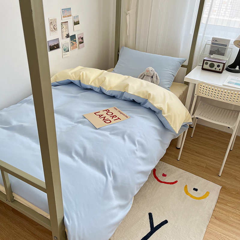 Four Sets Of Pure Water-Washed Cotton Wholesale Student Dormitory Three Sets Of Non-Pure Cotton Bunk Bed Six Sets Specification drawing