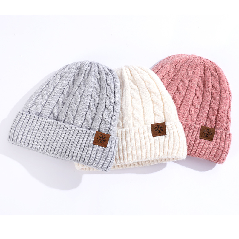 Cross-Border Hat, Gloves, Scarf, Three-Piece Alpaca Warm Knit Hat, Plus A Thick Wool Hat Application Scenario