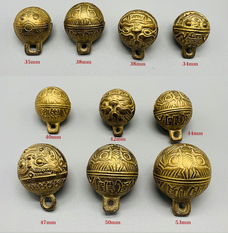 厂家直销/古法虎头铃铛/纯铜铃铛细节图