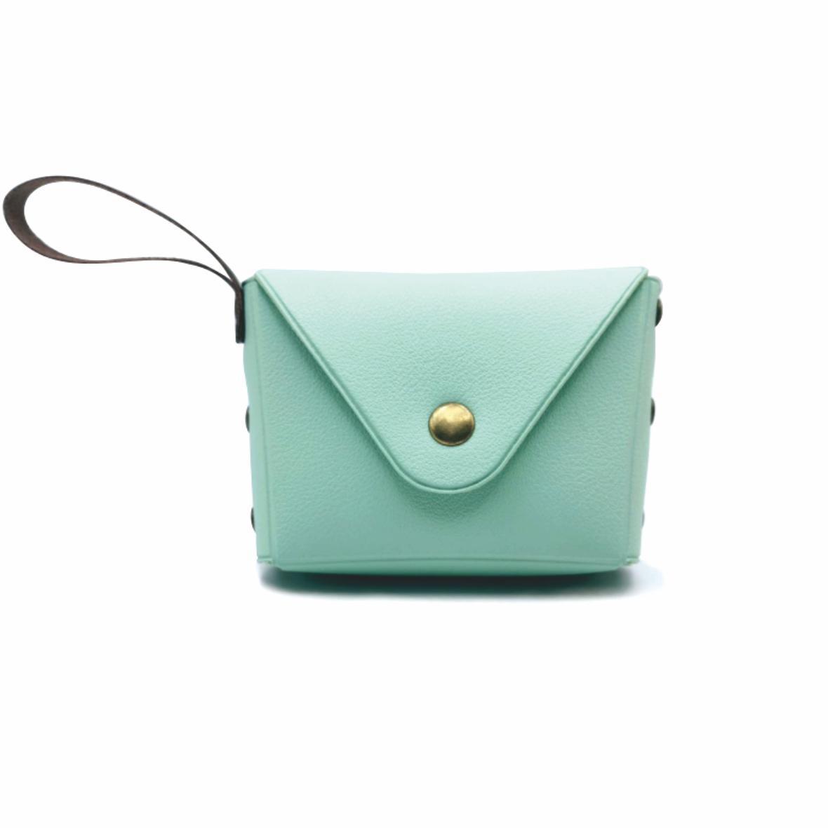 In-stock PU leather cosmetic storage small bag, coin purse, key case, candy-colored earphone case, card portable mini Item Picture