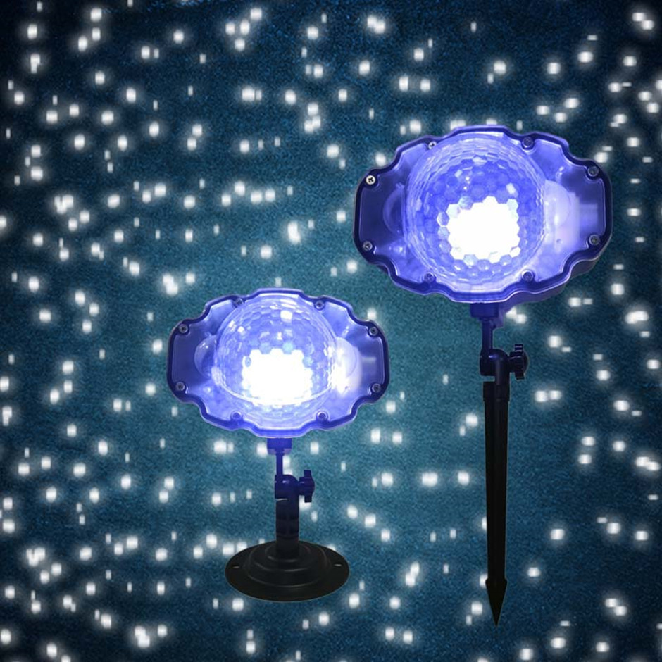 Outdoor lawn lights, mini white snow lights, four-color snow lights, European and American Christmas Halloween decorative lights, one piece on delivery Application Scenario