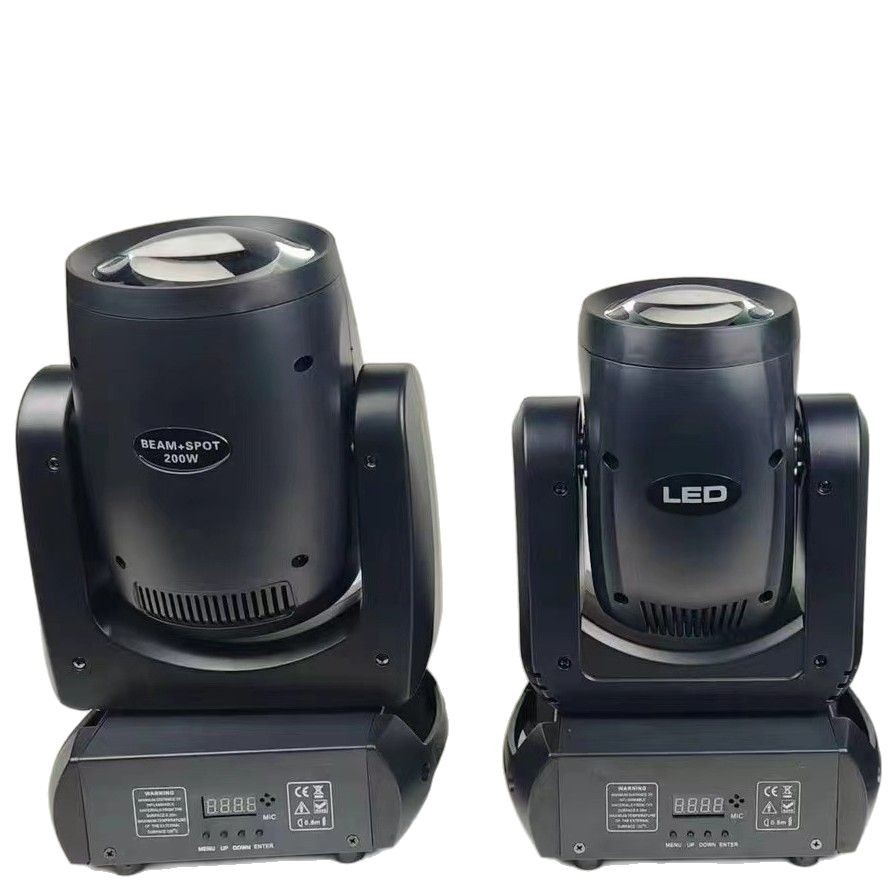 New 100W/120W/150W/180W small steel Cannon Moving Head lamp Dance Table lamp DMX512 Stage performance wedding Item Picture