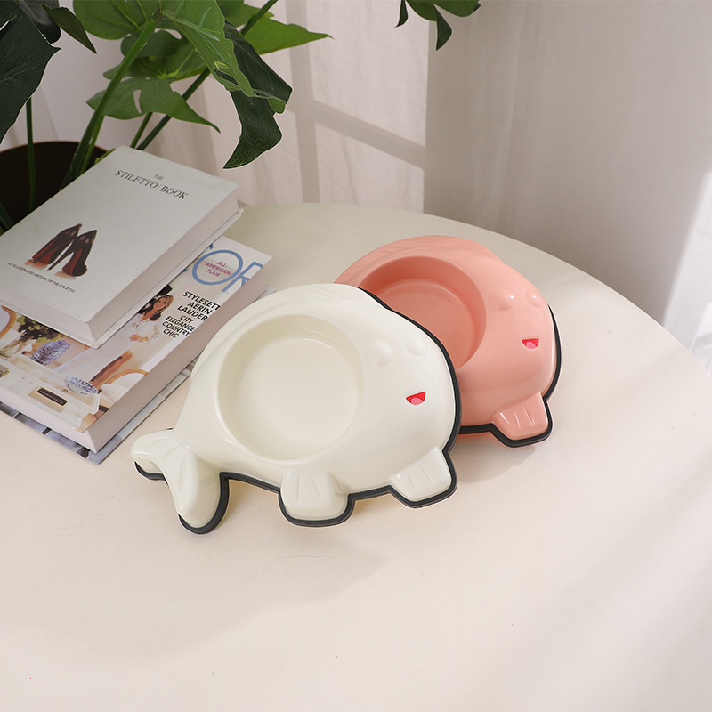 Wholesale of new cat bowls, dog bowls, Teddy Corgi fish mouth-shaped rice bowls, water bowls, candy-colored feeders and pet bowls details Picture
