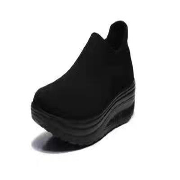 Manufacturers For 2023 Spring And Summer New Japanese Super Light Sole Flying Fabric Breathable 43 Large Size Thick Sole Comfortable Single Shoe Tide details Picture