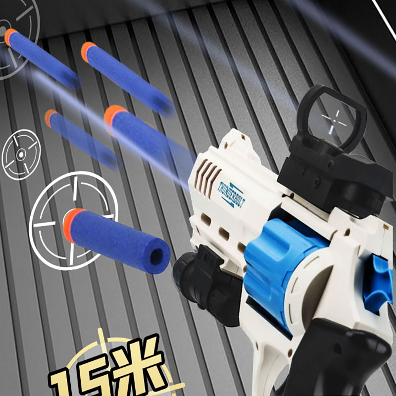 The 2023 new children's toy revolver soft bullet gun is a cool and stylish high-end toy soft bullet gun for both boys and girls Item Picture