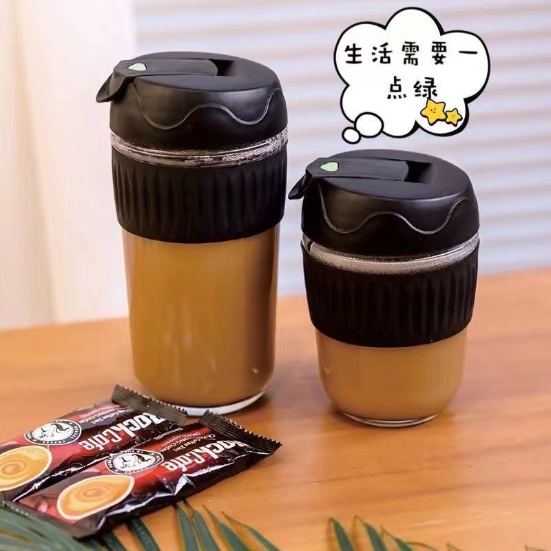 Small Gift Water Cup Glass Wholesale Ins With Hand Gift Glass High Appearance Level Household Anti-Hot Coffee Cup Application Scenario