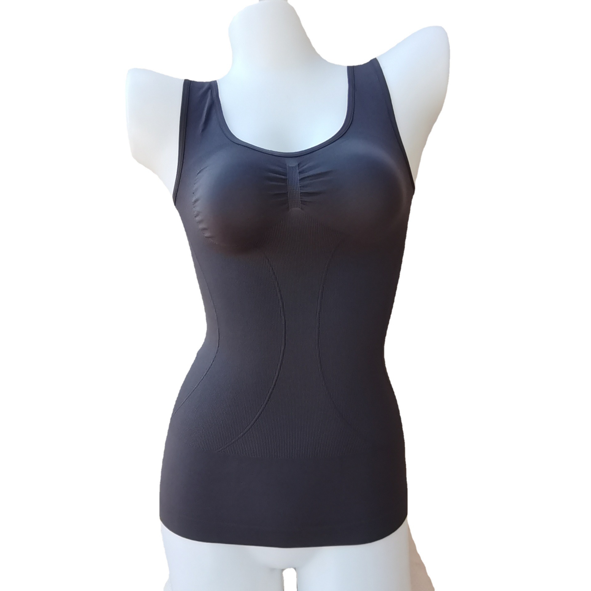 Spring Uniform Size Shapeing Inside Vest Multi-Color Spot Seamless Thin Seamless Corset Underwear Micro-Shapeing Belly Belly Beauty Back Vest details Picture
