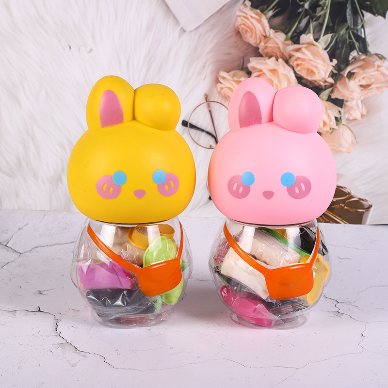 Peilebao Colored Clay Factory Direct Sales: Rabbit Leaps Forward, Colored clay like leather clay, children's DIY toys, educational toys, and clay details Picture